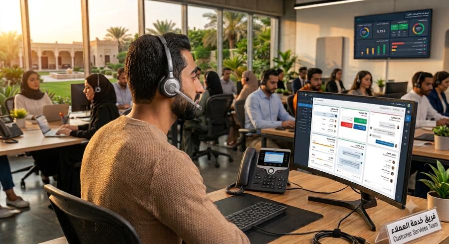 Customer service team