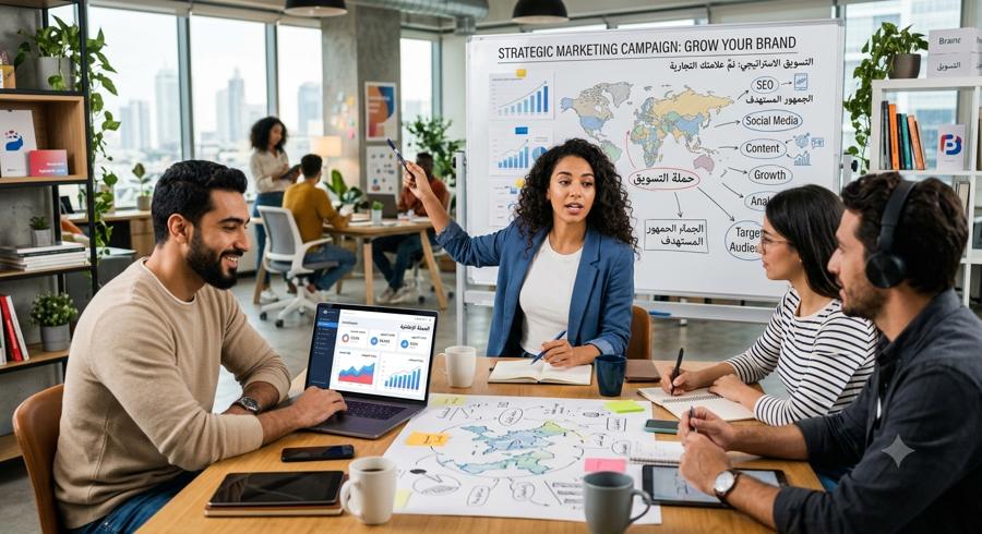 Strategic marketing campaign team